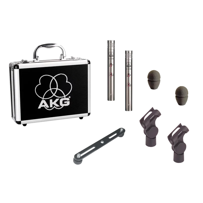 AKG Set de microphones C451B stéréo cardioïde avec filtre passe-haut et pad AKG Set de microphones C451B stéréo cardioïde avec filtre passe-haut et pad