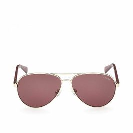 Guess GU8279 32S Lunettes de soleil Aviateur Doré Bordeaux