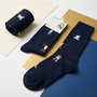 Pack de 6 Paires de Chaussettes Kids Real Madrid Taille 27-30 et 31-34 Couleur Bleu Foncé