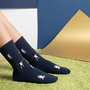 Pack de 6 Paires de Chaussettes Kids Real Madrid Taille 27-30 et 31-34 Couleur Bleu Foncé