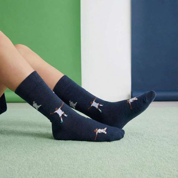 Pack de 6 Paires de Chaussettes Kids Real Madrid Taille 27-30 et 31-34 Couleur Bleu Foncé