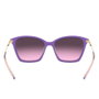 Vogue Eyewear Lunettes de Soleil VO5333S Femme Monture Violette Forme Œil de Chat Verres Dégradés Violet Gris Diamètre 54 mm