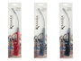 Kinvara Briquet Flexible Serti Noir Gris Rouge 28 x 2 x 4.5 cm Plastique et Métal (Set de 48)