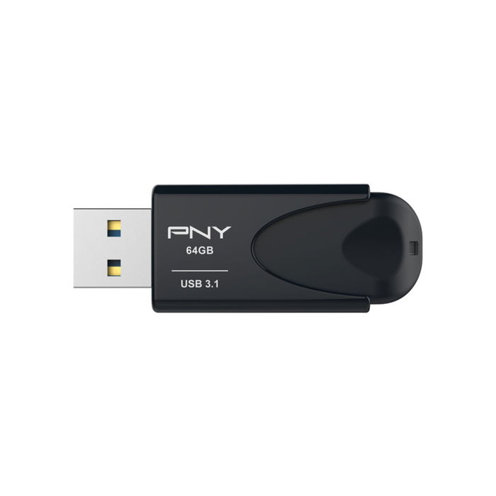 Clé USB PNY Attaché 4 Noir 64 GB Clé USB PNY Attaché 4 Noir 64 GB
