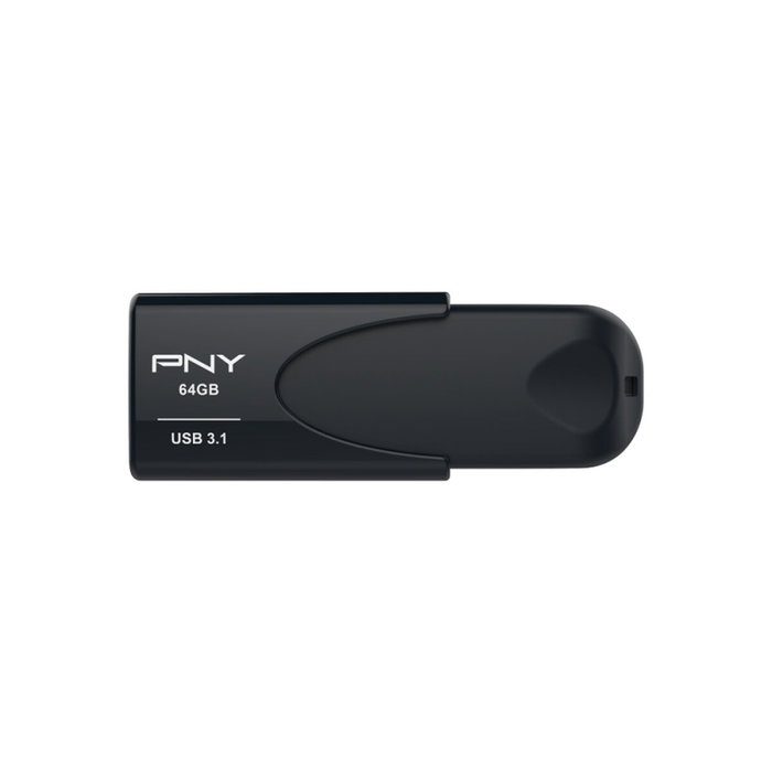 Clé USB PNY Attaché 4 Noir 64 GB Clé USB PNY Attaché 4 Noir 64 GB