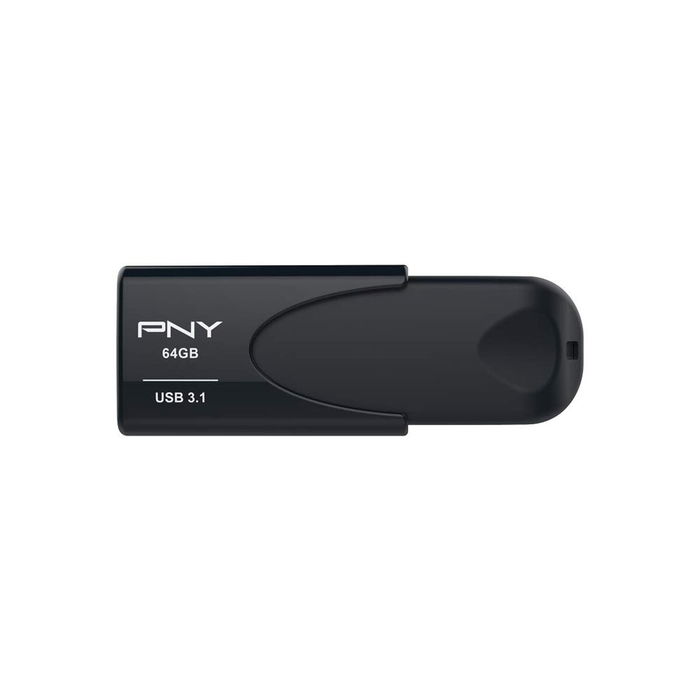 Clé USB PNY Attaché 4 Noir 64 GB Clé USB PNY Attaché 4 Noir 64 GB