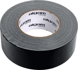 ALGAMLIGHT Ruban adhésif gaffer noir brillant 50 m x 5 cm x 230 mic