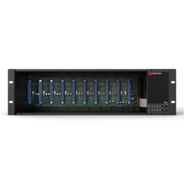Harrison D500R Système de rack série 500, 10 slots, alimentation universelle, pour modules de traitement