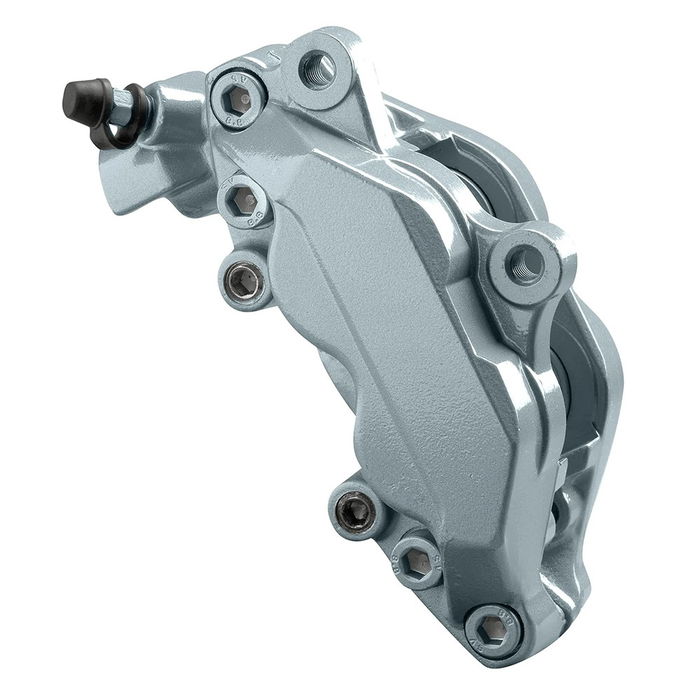 Foliatec FO2197 Jeu De Laque De Pince De Frein Gris Marine 7 Pièces Résistante À La Chaleur