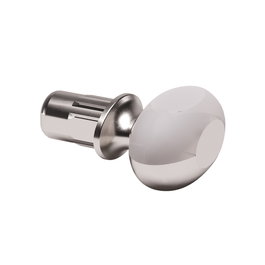 ITALIANA FERRAMENTA Support d'étagère Dream Piv.5 nickel avec gomme transparente pour verre