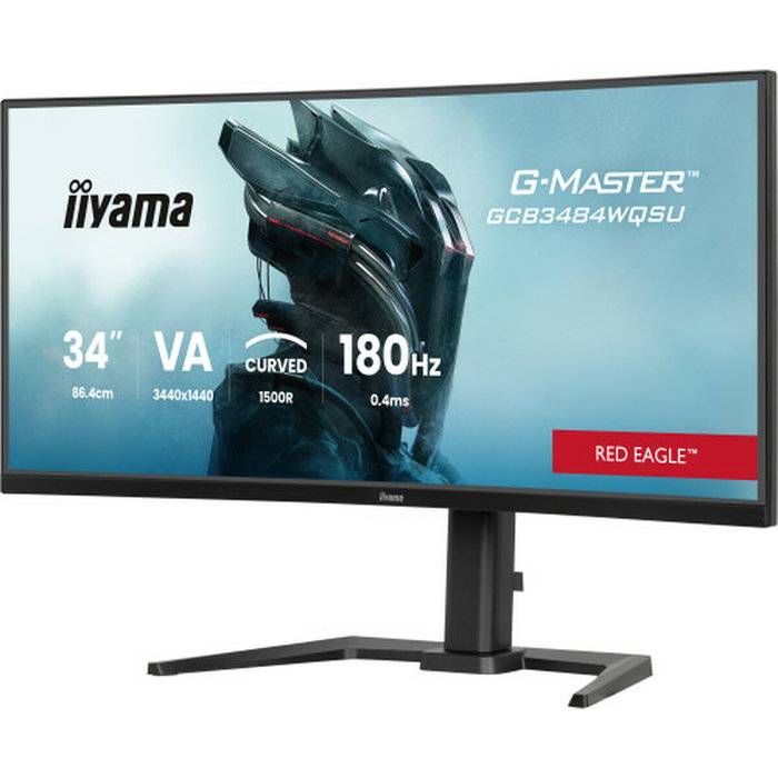 IIYAMA G-Master Red Eagle GCB3484WQSU-B1 34'' UltraWide Quad HD incurvé IIYAMA G-Master Red Eagle GCB3484WQSU-B1 34'' UltraWide Quad HD incurvé