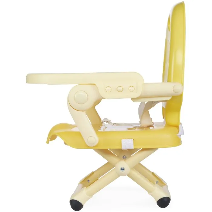CHICCO Rehausseur de chaise Pocket Snack - Compact et Transportable - Couleur Saffron CHICCO Rehausseur de chaise Pocket Snack - Compact et Transportable - Couleur Saffron
