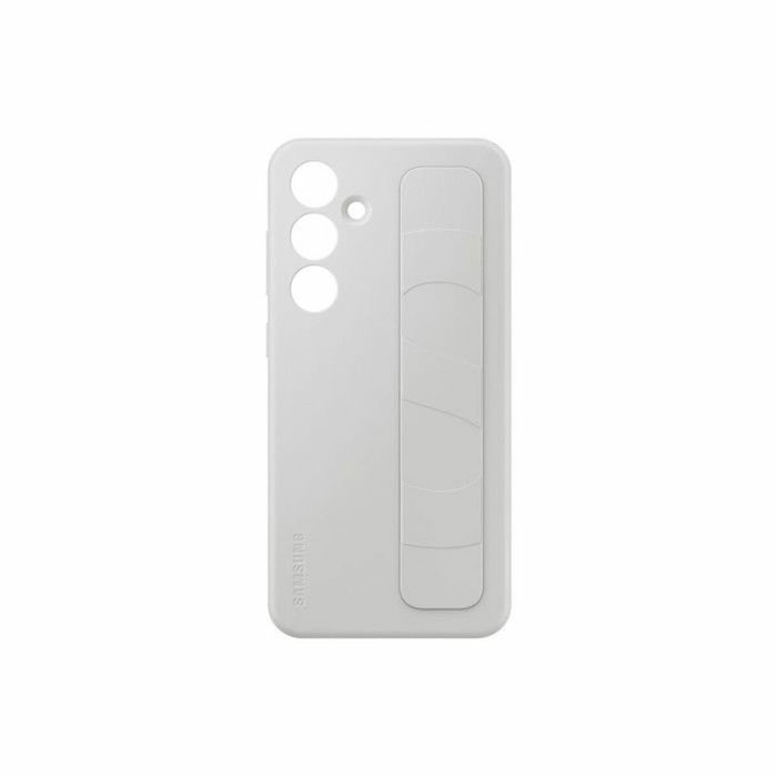 Samsung Coque en silicone avec lanière pour Samsung Galaxy S24 FE Gris Samsung Coque en silicone avec lanière pour Samsung Galaxy S24 FE Gris