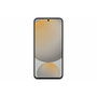 Samsung Coque en silicone avec lanière pour Samsung Galaxy S24 FE Gris