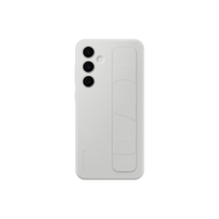 Samsung Coque en silicone avec lanière pour Samsung Galaxy S24 FE Gris Samsung Coque en silicone avec lanière pour Samsung Galaxy S24 FE Gris