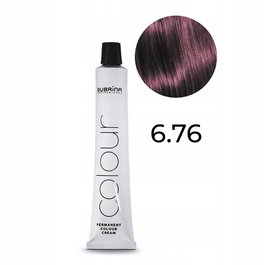 Subrina Professional - Teinture permanente pour cheveux avec argan - Couleur 6/76 Dark Blonde Violet Chestnut - Flacon 100 ml