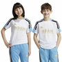 T shirt à manches courtes Enfant Adidas Nations Blanc