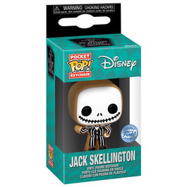 Funko Porte-clés Pocket POP! Jack Skellington Gingerbread Disney L'Étrange Noël de monsieur Jack