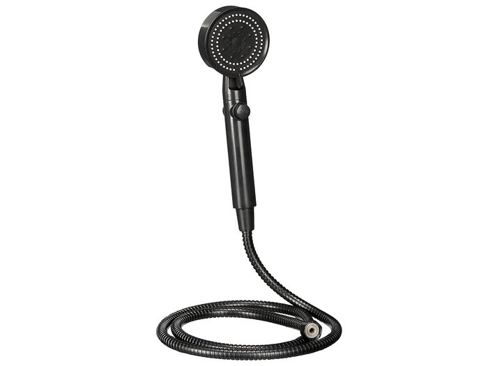 Berilo Téléphone de Douche avec Flexible 1,5 m Noir 15,5 x 31,5 x 5,5 cm (Set de 12)