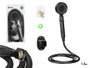 Berilo Téléphone de Douche avec Flexible 1,5 m Noir 15,5 x 31,5 x 5,5 cm (Set de 12)