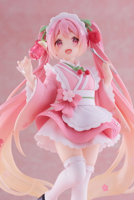 Taito Prize Hatsune Miku Sakura Miku Japanese Cafe Ver. Reissue Statuette