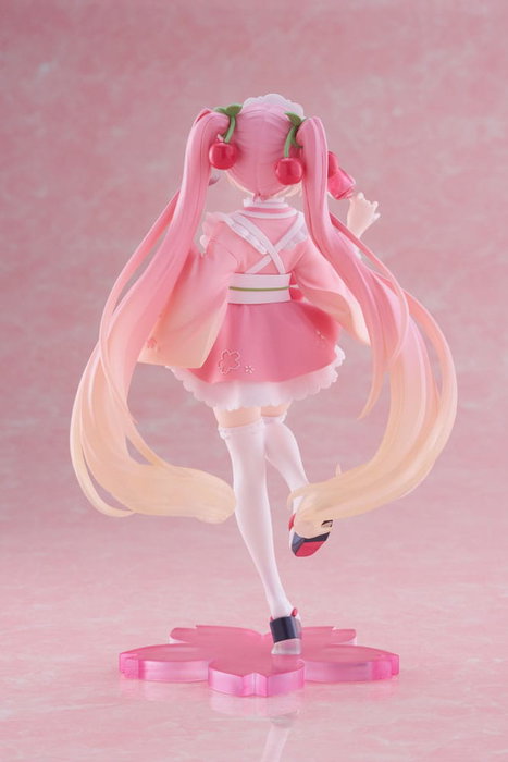 Taito Prize Hatsune Miku Sakura Miku Japanese Cafe Ver. Reissue Statuette