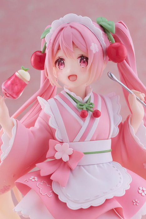 Taito Prize Hatsune Miku Sakura Miku Japanese Cafe Ver. Reissue Statuette