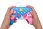PowerA NSGP0067-01 Manette avec câble améliorée pour Nintendo Switch (Kirby) - Modèle OLED et standard compatible, 2 boutons programmables, anneaux antifriction