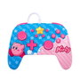 PowerA NSGP0067-01 Manette avec câble améliorée pour Nintendo Switch (Kirby) - Modèle OLED et standard compatible, 2 boutons programmables, anneaux antifriction