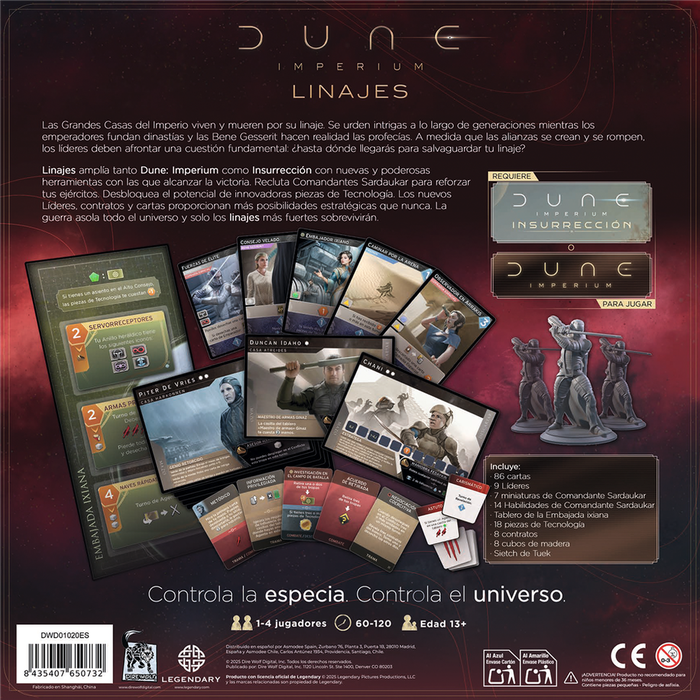 Asmodee Dune Imperium: Linajes