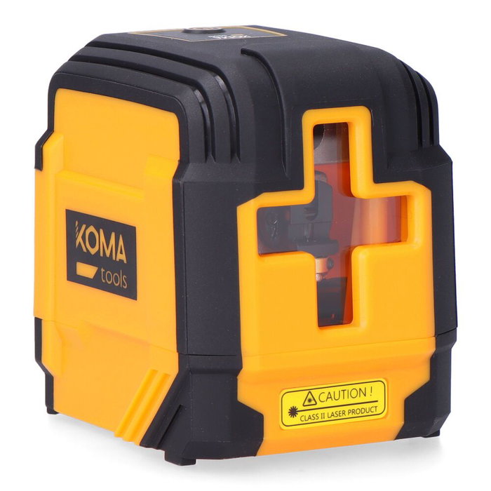 Koma Tools Niveau laser avec étui 7,3 x 5,8 x 7,4 cm, portée 30 m, précision ±3 mm/10 m Koma Tools Niveau laser avec étui 7,3 x 5,8 x 7,4 cm, portée 30 m, précision ±3 mm/10 m
