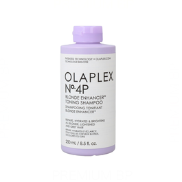 Olaplex Nº 4P Blonde Enhancer Toning Shampoo - Shampooing Violet Tonifiant et Fortifiant pour Reflets Blonds - 250 ml