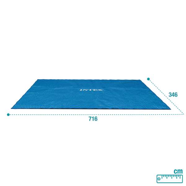 Intex - Couverture solaire rectangulaire pour piscine frame 732 x 366 cm, PVC Intex - Couverture solaire rectangulaire pour piscine frame 732 x 366 cm, PVC