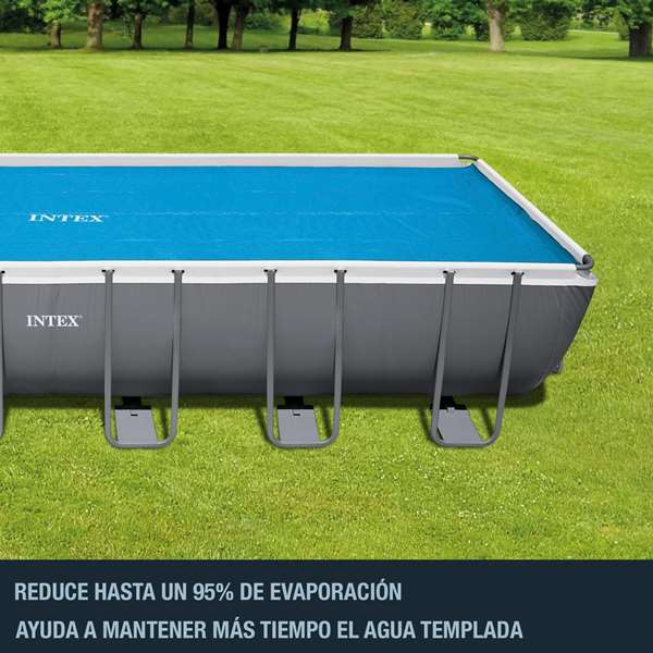 Intex - Couverture solaire rectangulaire pour piscine frame 732 x 366 cm, PVC Intex - Couverture solaire rectangulaire pour piscine frame 732 x 366 cm, PVC