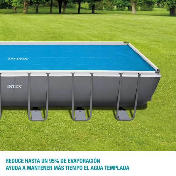 Intex - Couverture solaire rectangulaire pour piscine frame 732 x 366 cm, PVC Intex - Couverture solaire rectangulaire pour piscine frame 732 x 366 cm, PVC