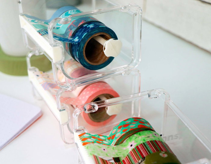 Innspiro Distributeur de Masking Tape Empilable 10,5x9x6,7cm