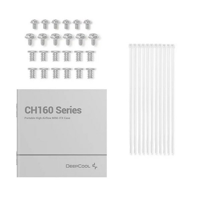 DEEPCOOL R-CH160-WHNMIO-G-1 Boîtier ATX semi-tour Blanc
