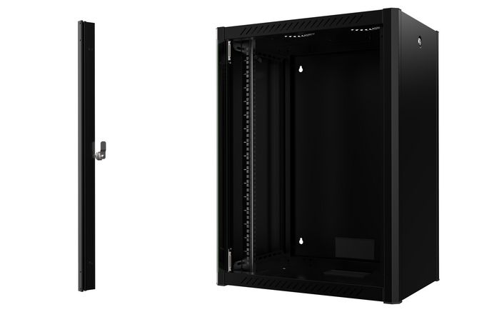 Lanview Armoire Rack 19 pol. Logon 16U Murale Noir