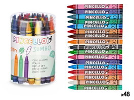 PINCELLO Bote Cera Crayons 48 pièces