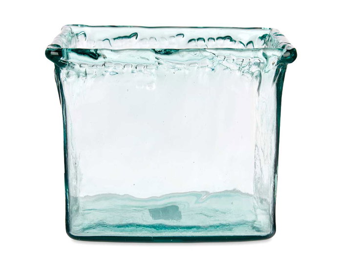 Giftdecor Jarron Vidrio Inca 22 cm Cristal Recyclé Transparent 24x18,5x24 cm