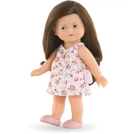 Corolle Coffret poupée Mini Corolline Romy 20 cm – Monde de Romy – Dès 3 ans – Brosse et tenue de rechange