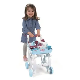 Smoby Dessert XL La Reine des Neiges 2 avec 17 Accessoires - Dînette Jouet Enfant avec Théière, Tasses et Assiettes - À partir de 3 ans
