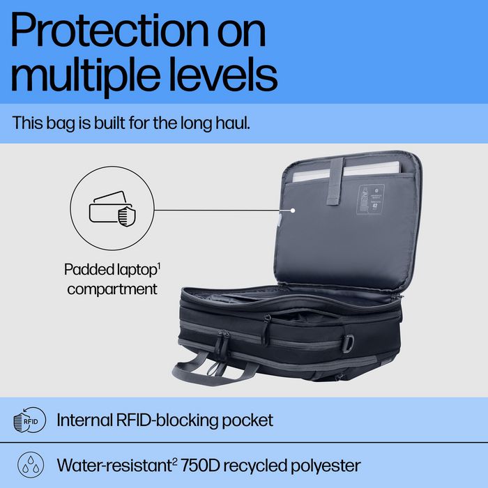 HP Sacoche pour PC portable HP Travel Plus 22L 16 pouces