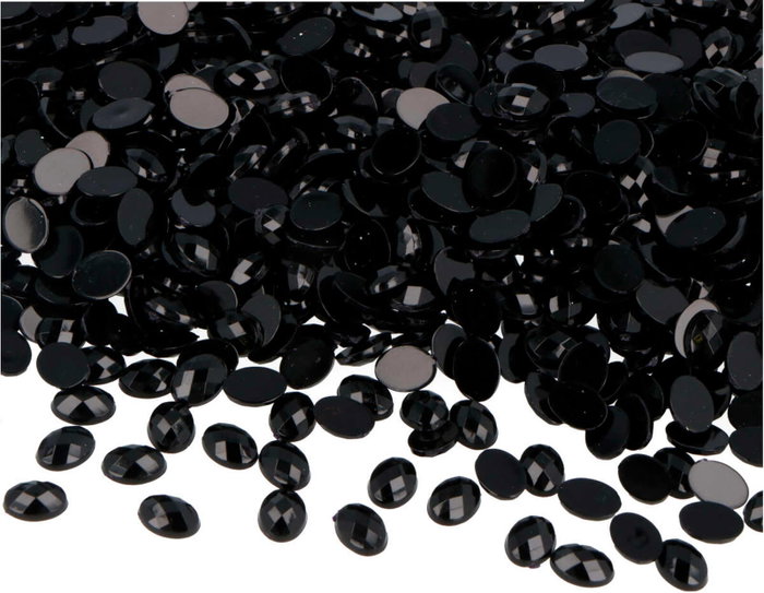Innspiro Gemas acryliques ovales noir opaque 6x8mm 5000u. Innspiro Gemas acryliques ovales noir opaque 6x8mm 5000u.