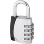 Abus Cadenas à Combinaison 155/40 B/DFNLI - Anse en Acier, Code à 3 Chiffres Personnalisable pour Petits Objets - Sécurité Portable