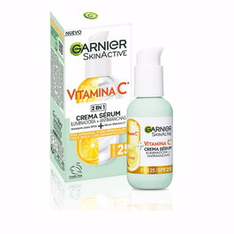 Garnier Sérum Crème Illuminatrice et Anti-taches 2 en 1 à la Vitamine C SPF 25 50 ml