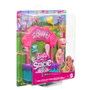 Barbie - Muñeca Chelsea Y Su Tienda De Dulces Hrm07 Mattel - Poupée Chelsea avec boutique de bonbons - Ensemble de jeu avec lutins et présentoir tournant - À partir de 3 ans