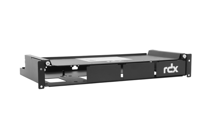 Tandberg Data Rack QuadPAK RDX 3800-RAK - Boîtier de rack pour cartouches RDX - Noir Tandberg Data Rack QuadPAK RDX 3800-RAK - Boîtier de rack pour cartouches RDX - Noir