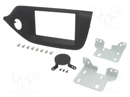 ACV Cadre de radio 2 DIN noir mat pour Kia Cee'd