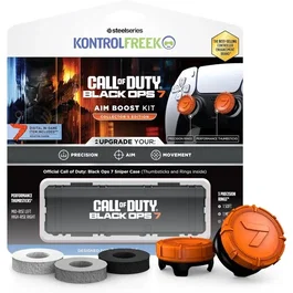 KontrolFreek Pack de 2 Call Of Duty BO7 Performance Thumbsticks Steelseries Collector Edition Manettes PS5/PS4 Orange